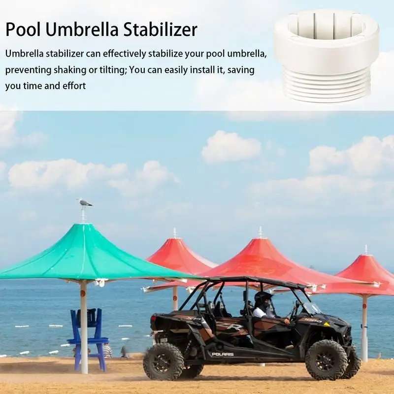 Umbrella Base Stand 4X Practical Pool Umbrella Sleeves Multi-use Base Insert Anti-Skidding Hole Plugs Stand Replacement Parts