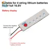 1S 3S 4S 18650 Lithium Battery Pack Battery Level Display Panel LED Percentage Indicator Tester Li-po Li-ion Capacity Indicator 3