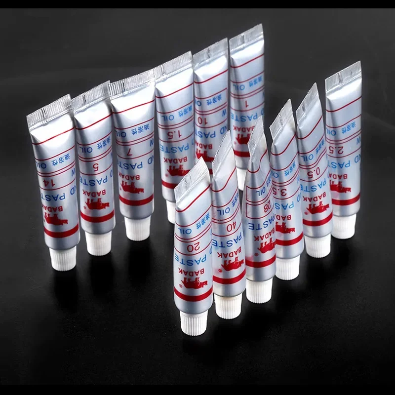 Pasta Diamantata Per Lucidatura - 5 Tubi Da 62g, Grana W1.5#6000, Per Metalli Duri, Vetro E Gioielli