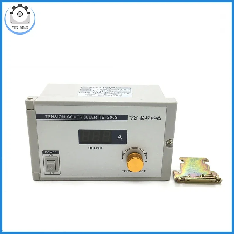 DC 24V Hollow Shaft Mini Magnetic Powder Brake 3/6/12Nm & 4A 24VDC Manual Tension Controller Kit for Textile machine