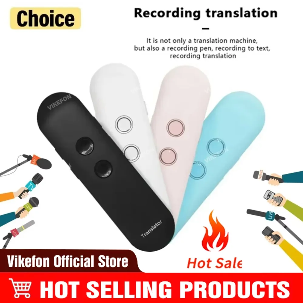 Smart Voice Language Translator Two Way Easy Translation 40 Languages Instant Real-time