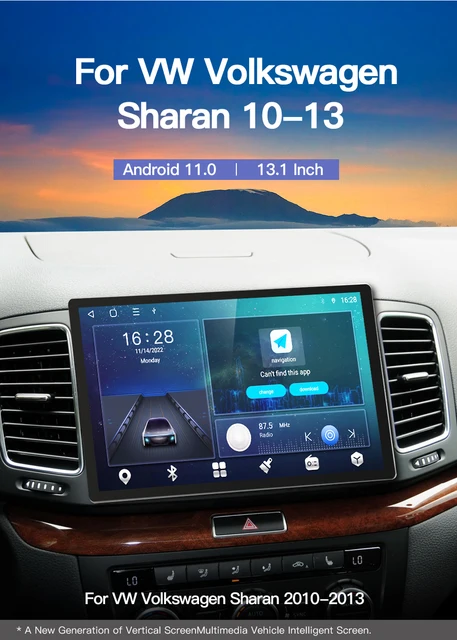 13.1 Inch Car Radio For VW Volkswagen Sharan 2010-2013 Carplay