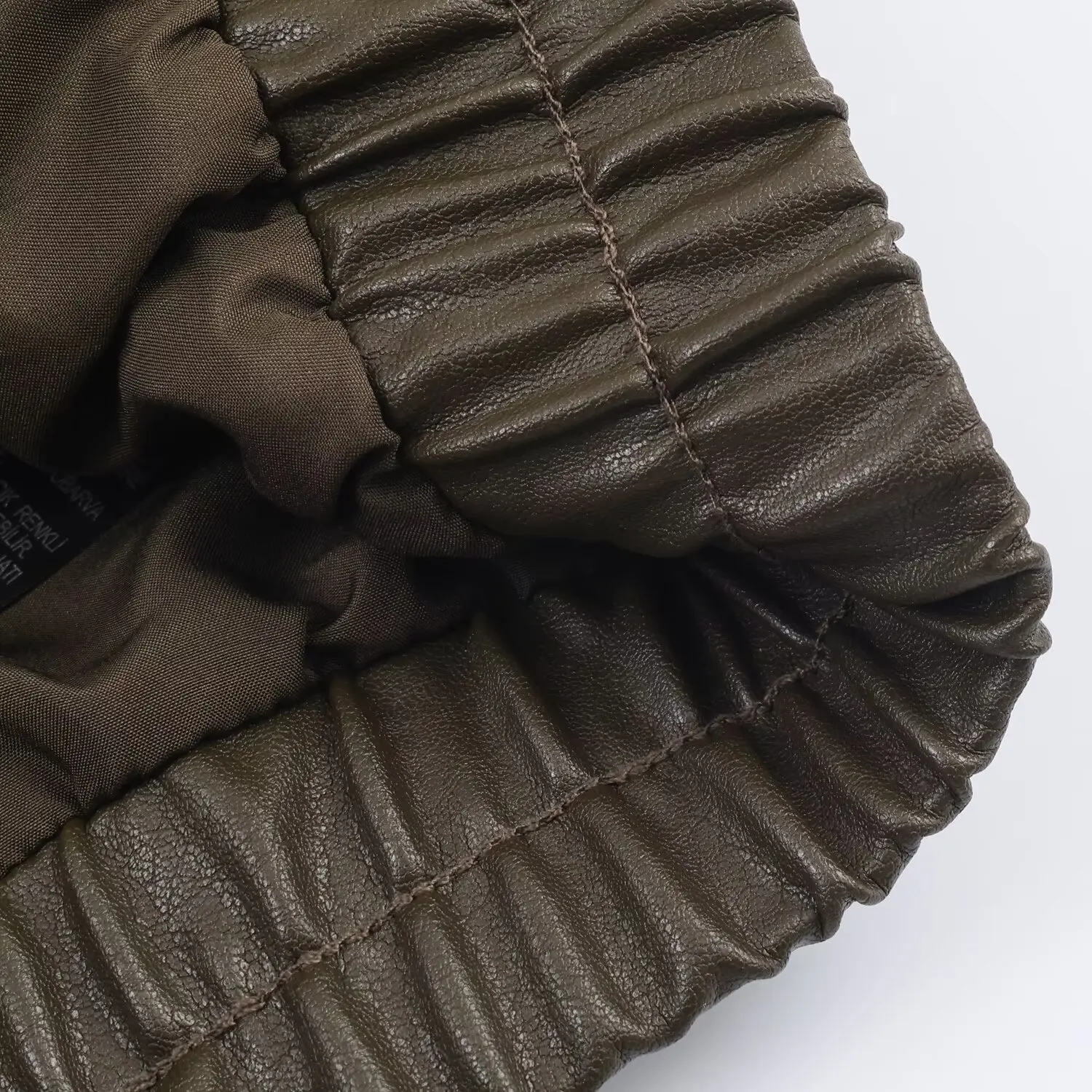 Street Stand Collar Women's Leather Jacket Loose Long Sleeve Zipper Pockets Chic Female Coats 2025 Autumn Winter Lady Outerwear