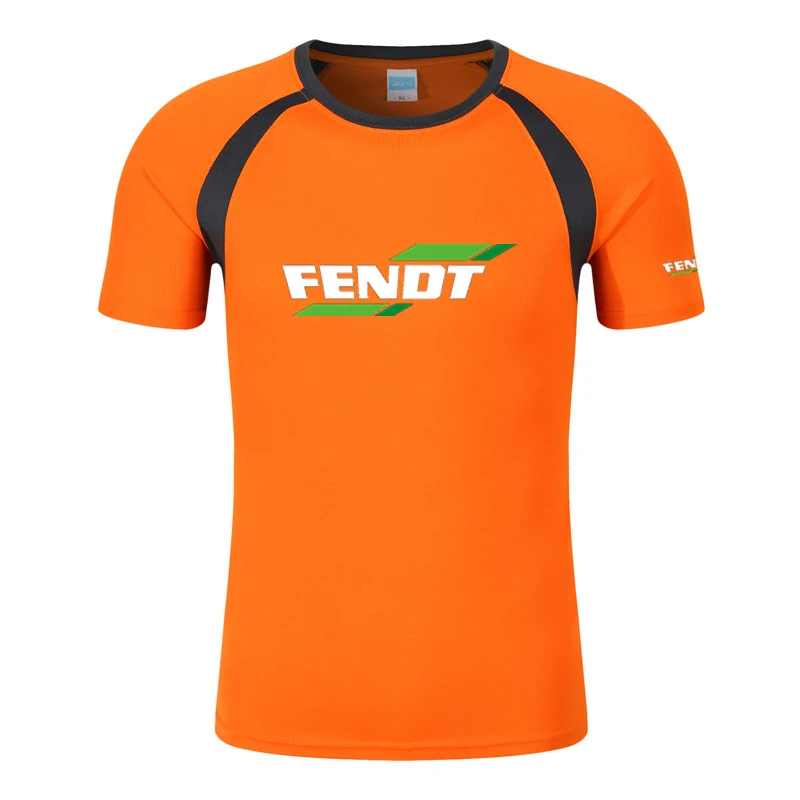 FENDT 2023 summer new men's T-shirt simple style casual and comfortable breathable eight-color short-sleeved round neck shirt