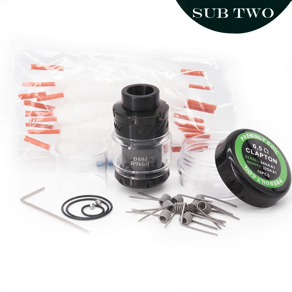 

Атомайзер RTA Dead Rabbit 3 3,5/5,5 мл, электронная сигарета 25 мм