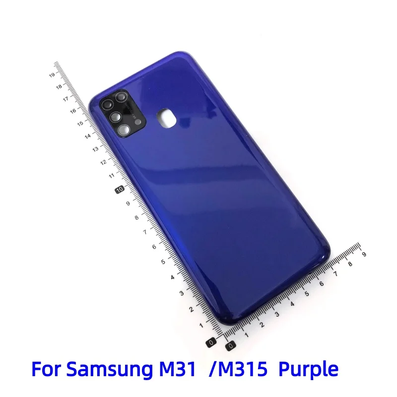 삼성 갤럭시 M31 M31S SM-M315 M315F M317 M317F 배터리 커버 케이스 배터리 하우징 수리 부품 뒷면 커버