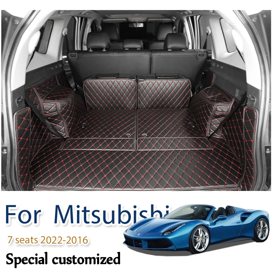 Good quality! Full set car trunk mats for Mitsubishi Pajero Sport 7