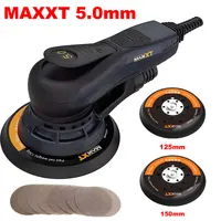MAXXT 350W Electric Orbital Sander Woodworking Sanding Machine Car Body Polisher Brushless Motor Grinding with 150mm/125mm Pads 1