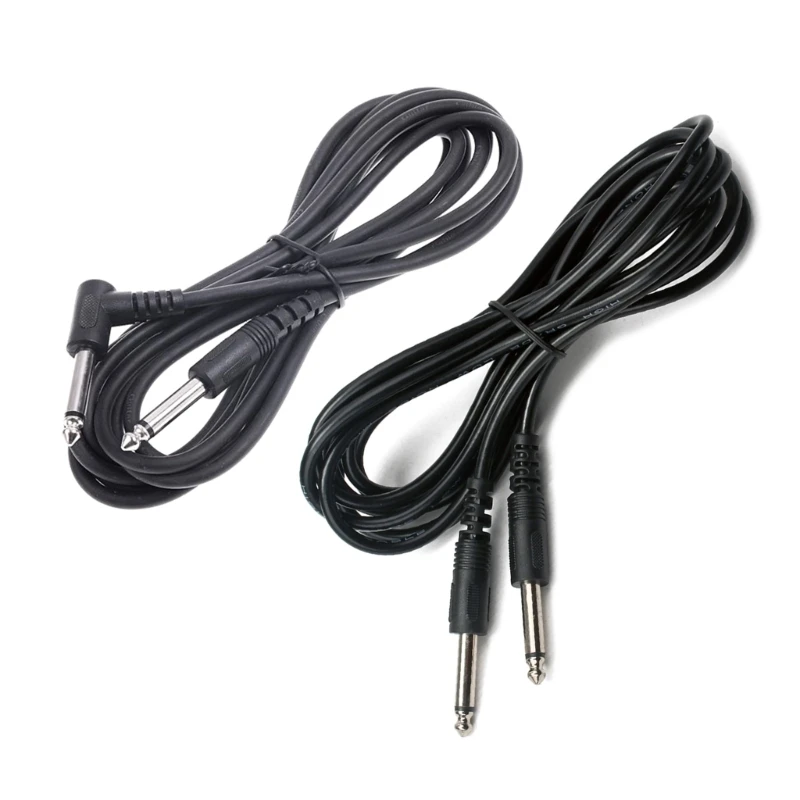 Professional Guitar 10ft Guitar 6.35mm 1/4 Mono Instrument Cable E56D