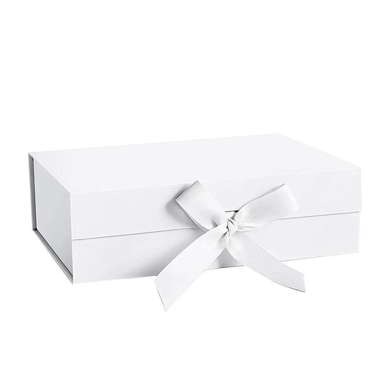 Paquete de 5 cajas de regalo grandes, caja de regalo roja de 13 x 10 x 5  pulgadas con tapas magnéticas, caja de embalaje de regalo, cajas de dama de