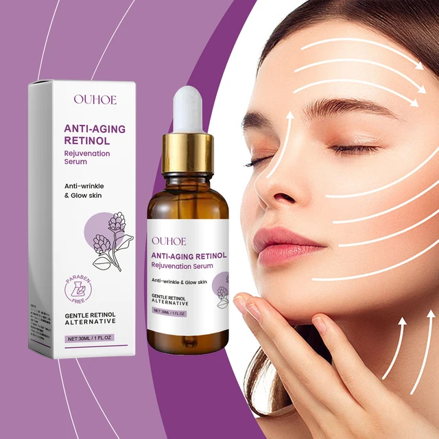 OUHOE Anti-Aging Retinol Rejuvenation Serum - Wrinkle Reduction, Skin Rejuvenation, Long-lasting Moisturization, Light Texture 1