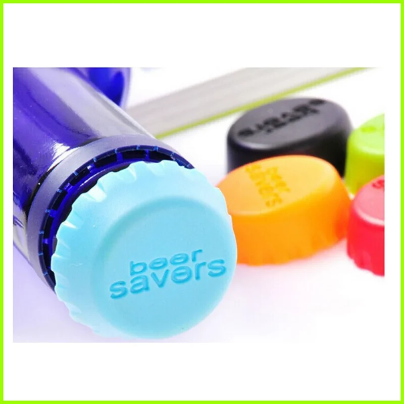 Wine Stopper 6pcs Beer Cover Soda Cola Lid Soft Silicone Non-toxic Reusable for Kitchen Bar