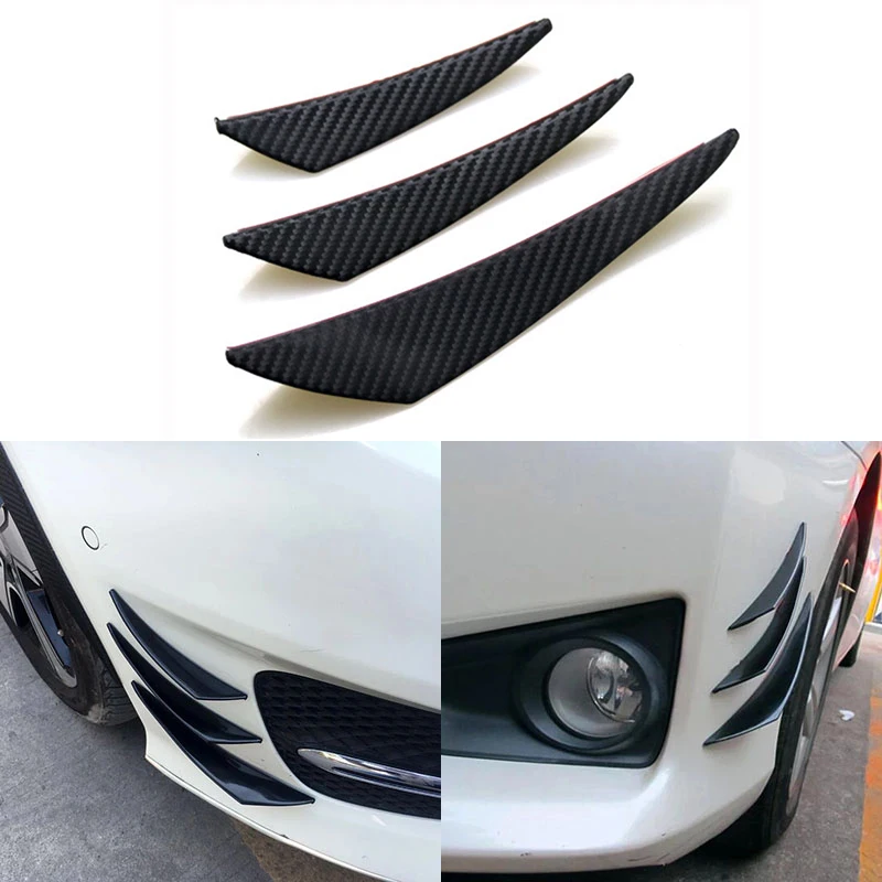 6 Pz Universale Paraurti Anteriore Decorazione Diffusore Splitter Spoiler Per Opel Astra H Gtc Golf 5 Mercedes W176 Bmw E90 Pack M Jimny