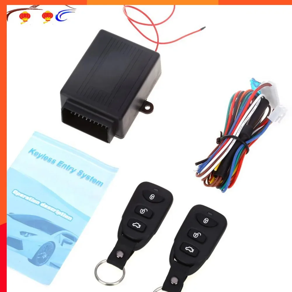 2023 New Universal Auto Remote Central Kit Door Lock 12V Keyless Vehicle Entry System