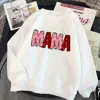 Mama Mini Print Family Matching Outfit Valentines Family Matching Outfits Mom & Kids Pullover Sweatshirt Valentines Gift 6