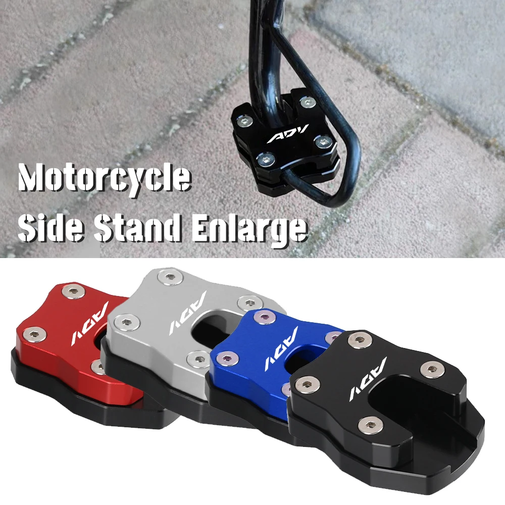 

NEW 2023 For HONDA ADV 350 ADV350 2021 2022 ADV 150 ADV150 CNC Kickstand Foot Side Stand Extension Pad Support Plate Enlarge