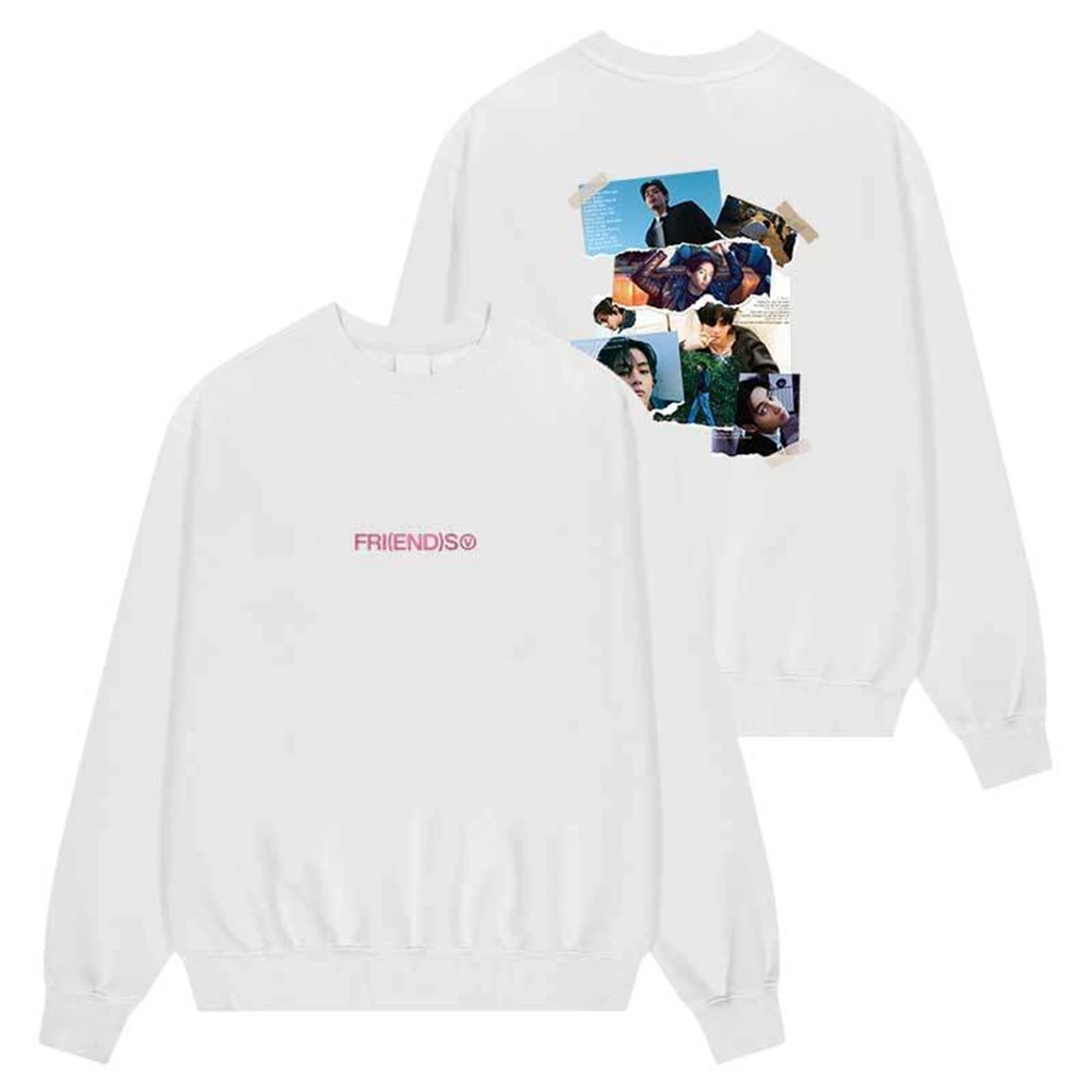 Autumn women's sweatshirts Y2K men's women's long-sleeved cotton tops letter FRIENDS graphic sweatshirts Vintage clothing