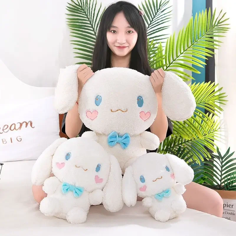 Sanrio Cinnamoroll BabyCinnamoroll Plush Stuffed Doll Love Cartoon Super Soft Sofa Pillow Plush Toy Children's Birthday Gift anime sanrio hello kitty my melody carpet super soft bedroom mats children area rugs kawaii carpet double sided fuzzy blanket