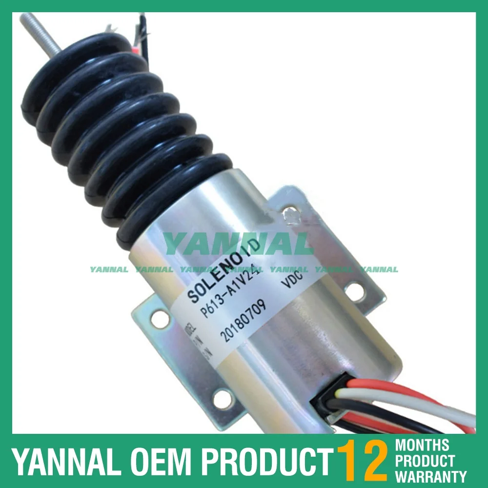 Lungo Tempo Aftersale Service Pull Solenoide P613-A1V12 12Volt Trombetta Per Acceleratore Motore Continuo