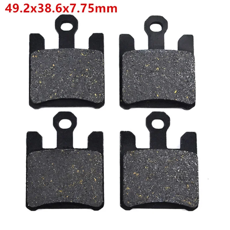 

4pcs Motorcycle Front Brake Pad For Kawasaki ZX-6RR ZX599 ZX-6R ZX-636 03-06 ZX-10R ZX-12R ZX1000 04-07 Suzuki GSX-R1000