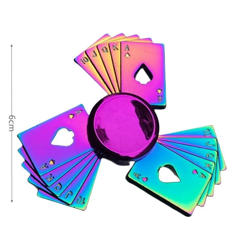 Metal Fidget Spinner Fidget Toys for Adult Children Colorful EDC