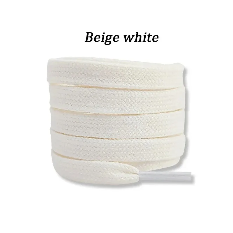 Vibrant Solid Color Cotton Shoelaces for All Ages - Variety of Lengths