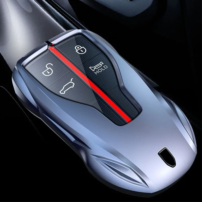 Новый Модный чехол из цинкового сплава для автомобильных ключей, чехол для ключей, защита для ключей для Hongqi 2021 2022 2023 H5 H9, аксессуары для интерьера HS5 HS7