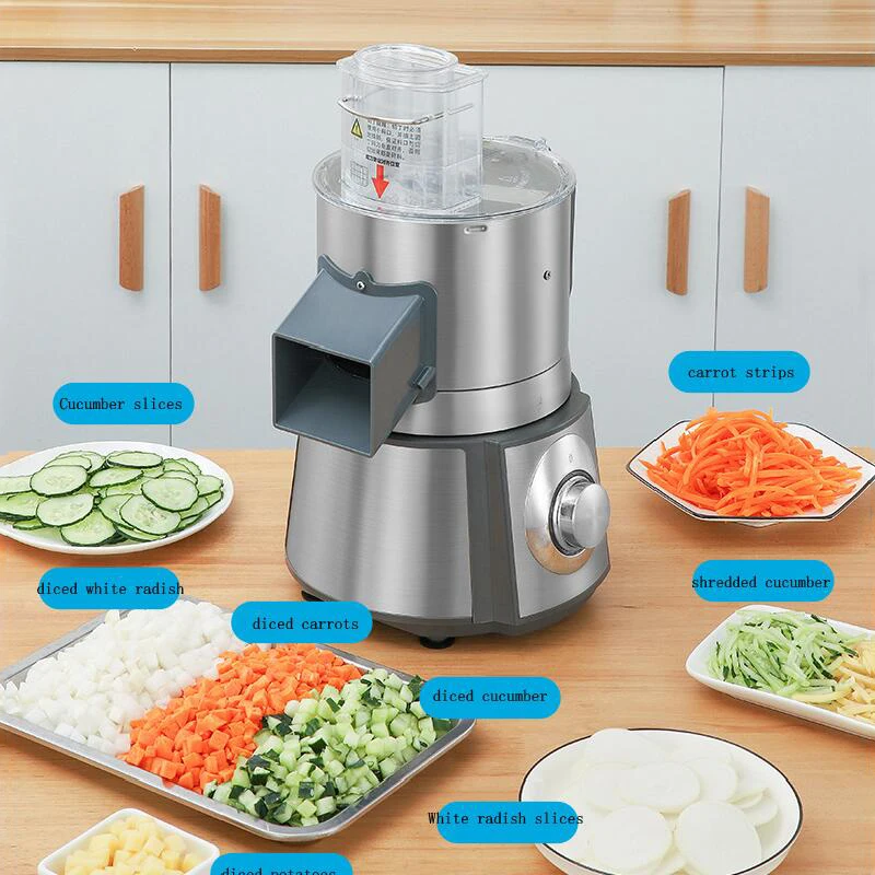 220V 750W Electric Vegetable Chopper Cutting Machine Food Processor  Commercial