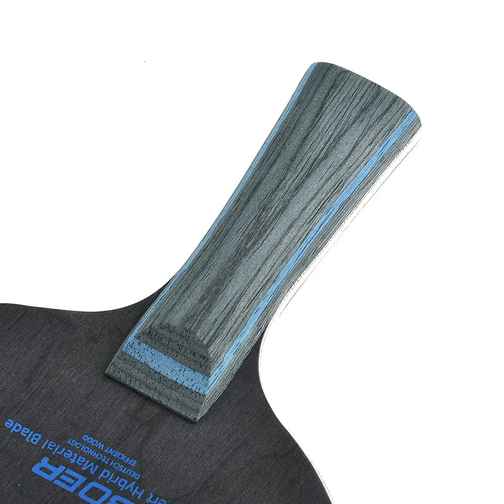 Table Tennis Racket Blade Carbon Fiber Aryl Group Fiber Short/Long Handle 7 Ply Pong Blades Sports Training Accessories