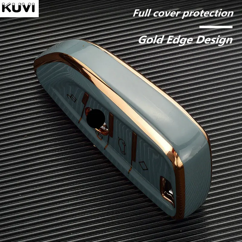Coque De Protection TPU Pour Clé BMW - 2 Pièces, Argent Et Noir - Compatible De Nombreuses Séries (X1 à X7, Série 1 à 8, Etc.)