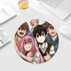 Anime Omori Large GamingNon-slip Round Big Promotion Table Mat Student Mousepad Computer Keyboard Pad Games Pad for PC Mousemat 5