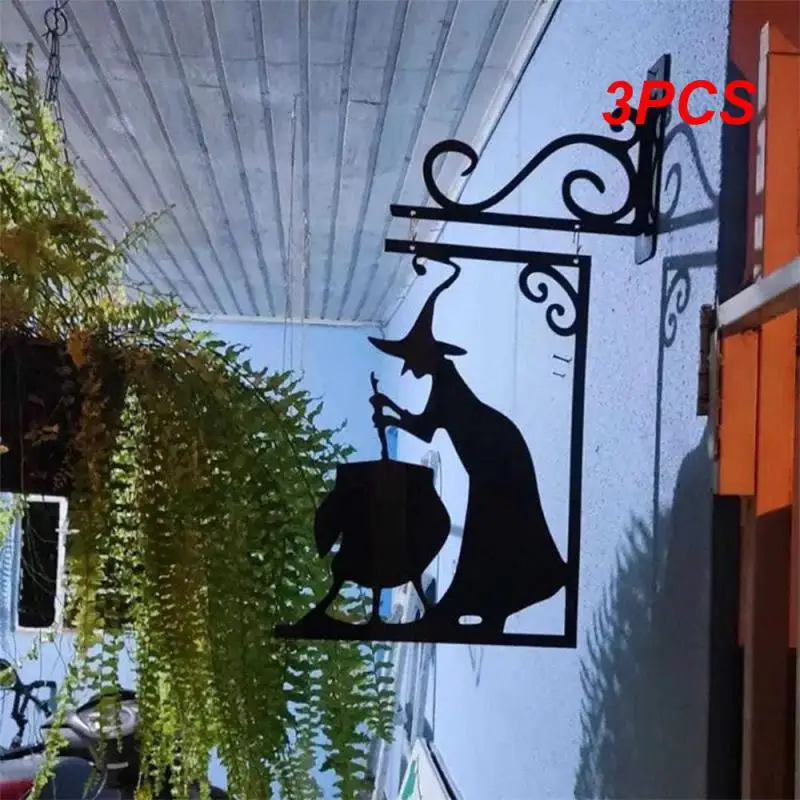 

3PCS Metal Art Sign Decoration Metal Anti-deformation Non-toxic Sturdy Not Easy To Break Party Party Supplies Garden Corner Sign