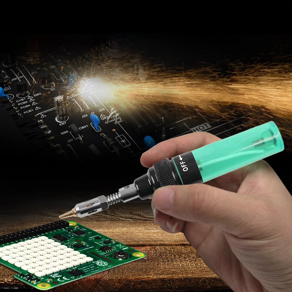 14 in 1 Soldering Iron Set Soldering Iron Professional Butane Gas Iron Welding Torch Kit Tool Butane Welding Tool