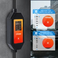 IPENGEN 32A 7KW Type2 Type1 EV Charger Portable GB/T Electric Vehicle Charger 1 Phase EVSE Charging 5M Cable WiFi APP Control - Image 2