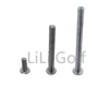 10Pcs Golf Club Assembling Accessories Balance Ding Golf Shaft Swing Nail Plug Weights,Slender for Wood,Coarse for Irons 3