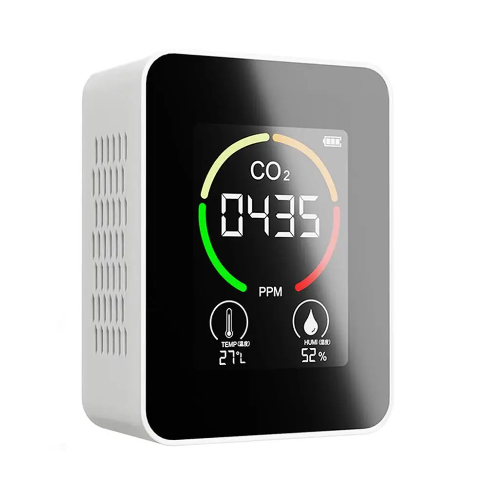 Co2 Detection Gas Analyzer Humidity Temperature Tester Carbon Dioxide Detector Detectors