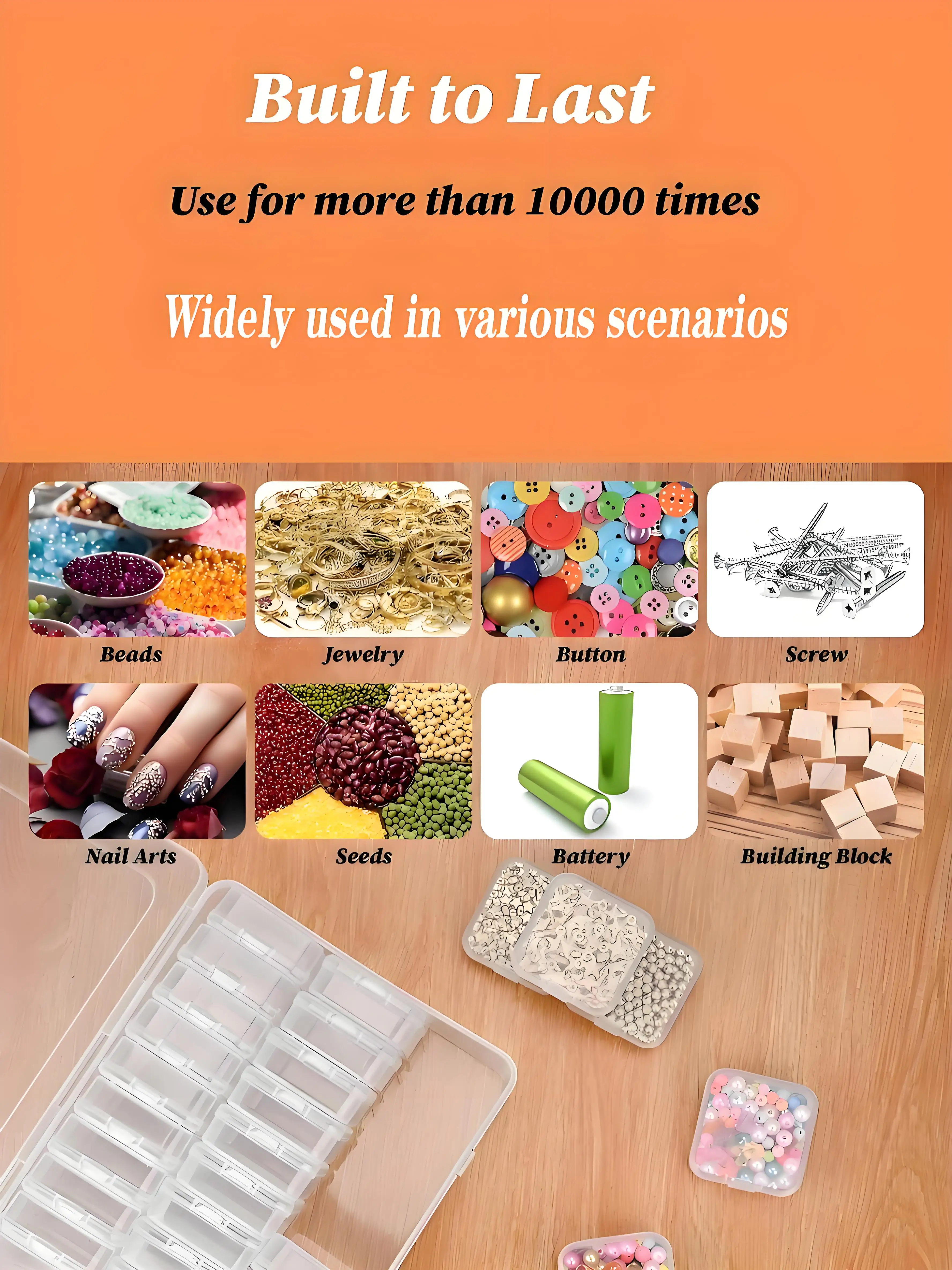 Transparent Storage Box With Lid For Jewelry And Small Items_voghion.com
