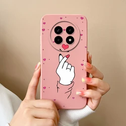 Love Heart Durable Non-Slip Protective Soft Back Cover for Realme 13 ProPlus 5G (TYP1)