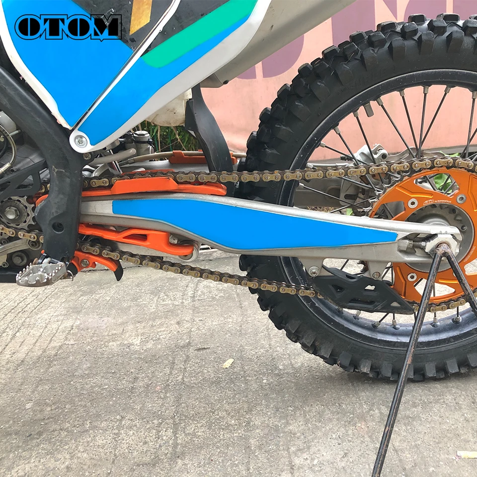 Kit Guide-chaîne Et Collier De Frein Pour KTM 125-450 | Slider Bras Oscillant + Fixation Tuyau | Modèles 2012-2020