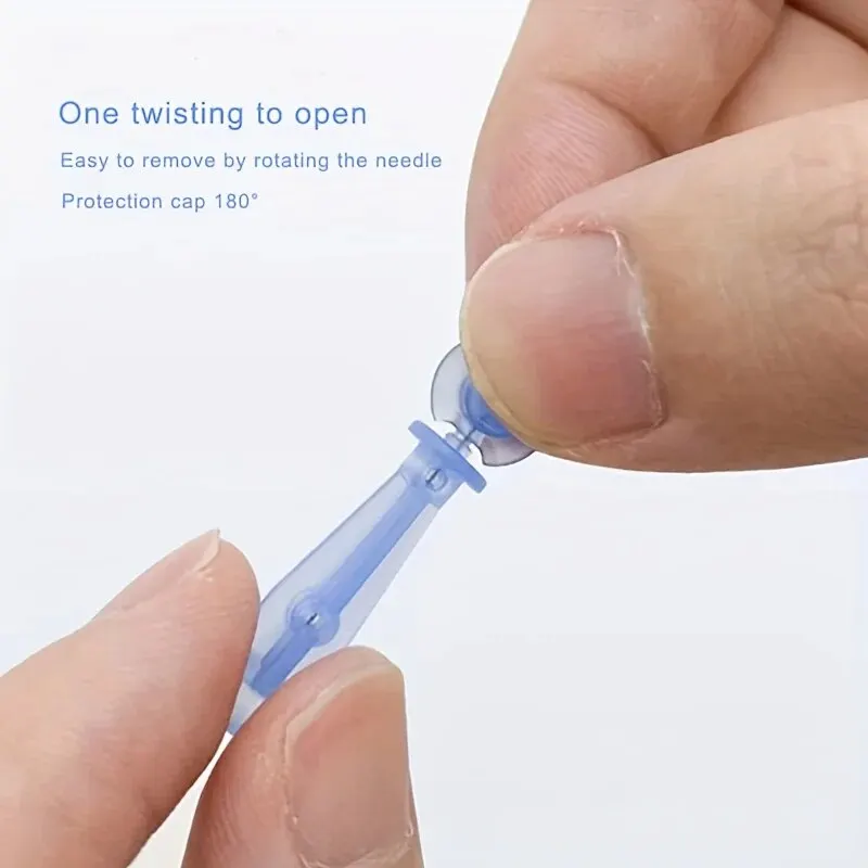 50pcs Disposable Blackhead Remover Acne Needles Blackhead Remover Tool Removal and Facial Cleaning Stainless Steel Needles 4