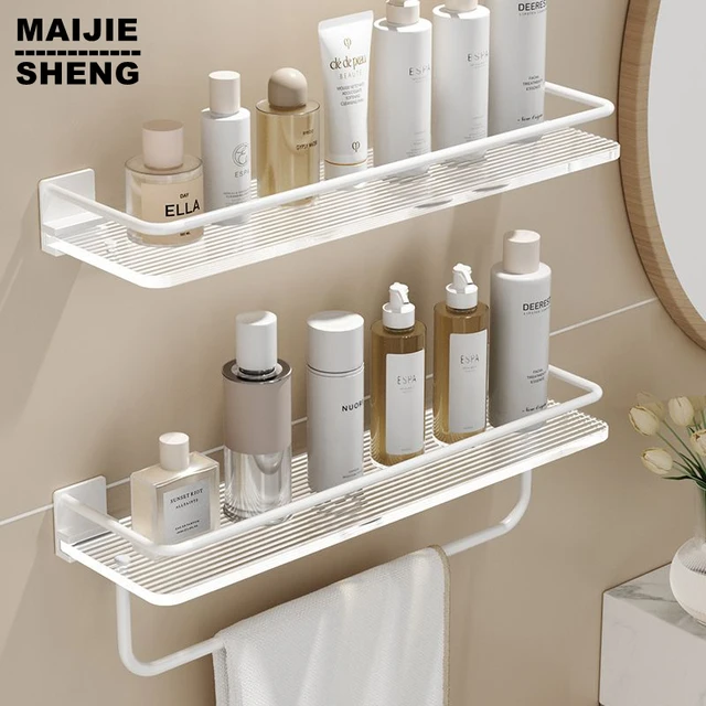 Adhesive Acrylic Bathroom Storage Rack - China Acrylic, Storage Rack