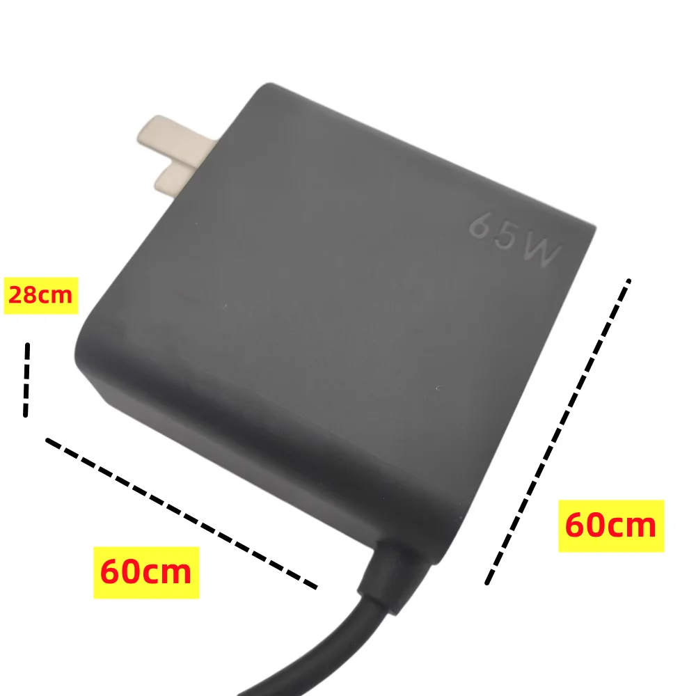 Adaptador Usb Tipo-c para Lenovo 20v 3.25a 65w Carregador ac Integrado Yoga14s Thinkbook E13 14 15 x1 Carbon X270 X280 T480 E480 - Imagem 5