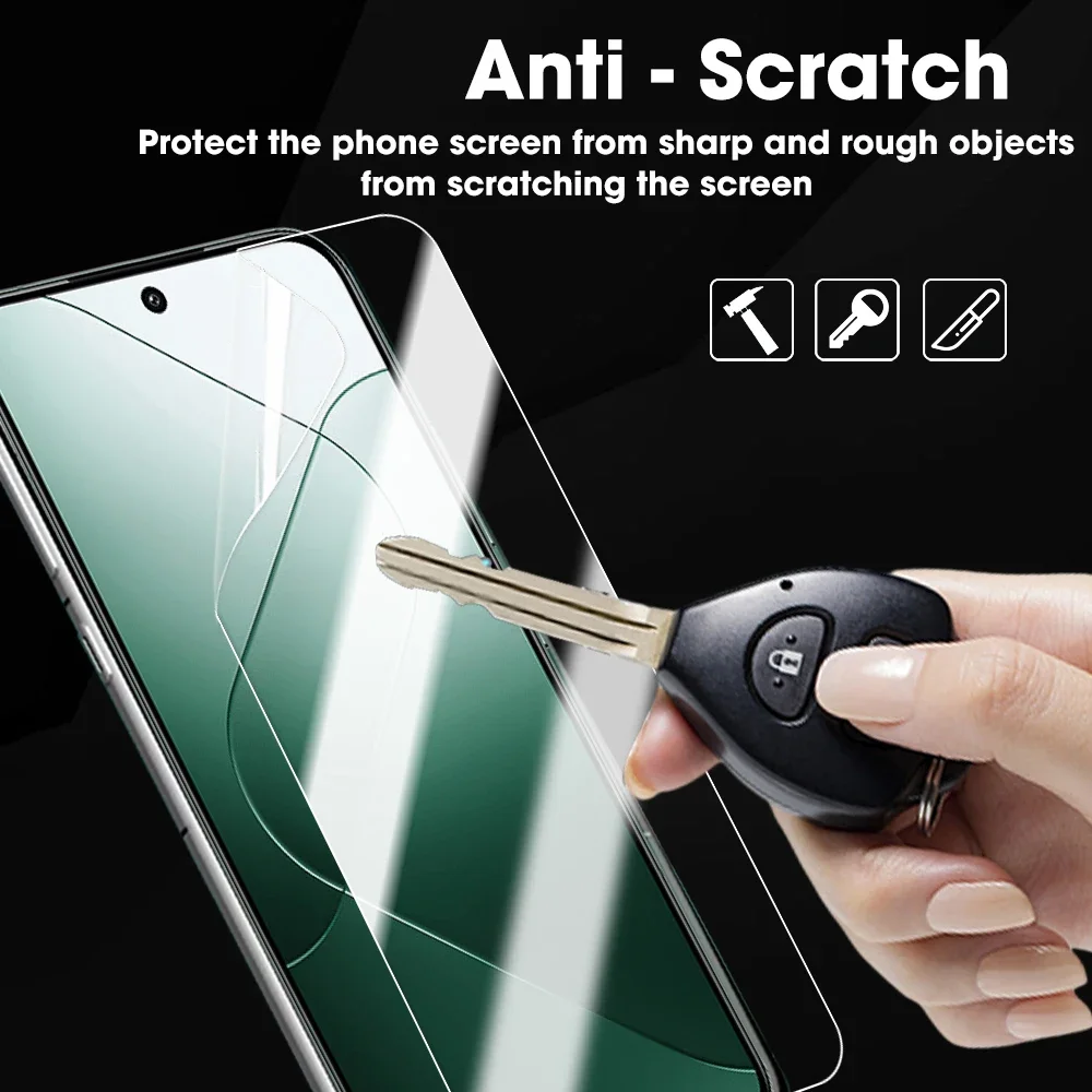 Full Coverage Anti-Scratch HD Clear Hydrogel Soft Film Screen Protectors (5/1 Pack)