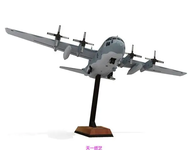 AC130 Ghost Aerial Gunship Aircraft Paper Model Military Puzzle Manual Class Origami Fighter Paper Model 3d paper model paper jigsaw puzzle aircraft paper model military gun toy