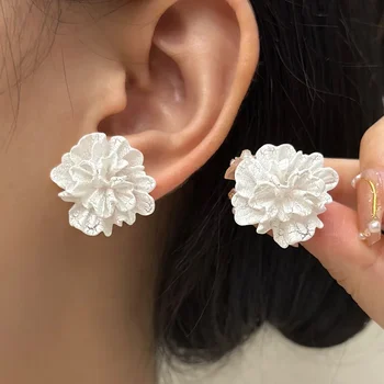 Elegant Floral Stud Earrings for Women