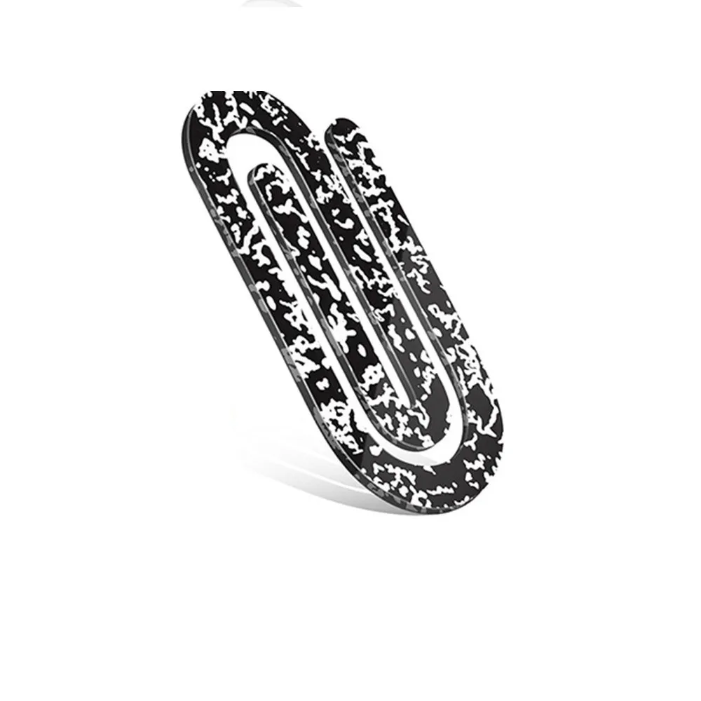 9pcs 아크릴 염료 승화 블랭크 종이 클립 크리 에이 티브 러브 하트 열전달 북마크 빅 사이즈 독특한 DIY 패턴 종이 클립