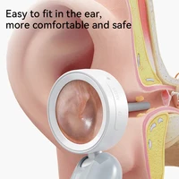 1.38'' Ear Otoscope IPS Display with 1080P Camera Wireless Endoscope Portable Otoscope Ear Cleaner With 12tips for Adult Child 2