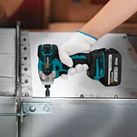 Gisam – clé à chocs électrique sans balais 520N.M, perceuse à main sans fil 1/2 pouces, tournevis, outil électrique de réparation pour batterie Makita 18V 6