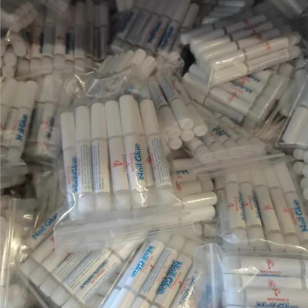 2g*10Pcs Professional Nail Tip Glue for Acrylic Nails Rhinestone Press On Nails Strong Adhesive Glue Long Lasting Super Bond Gel 2