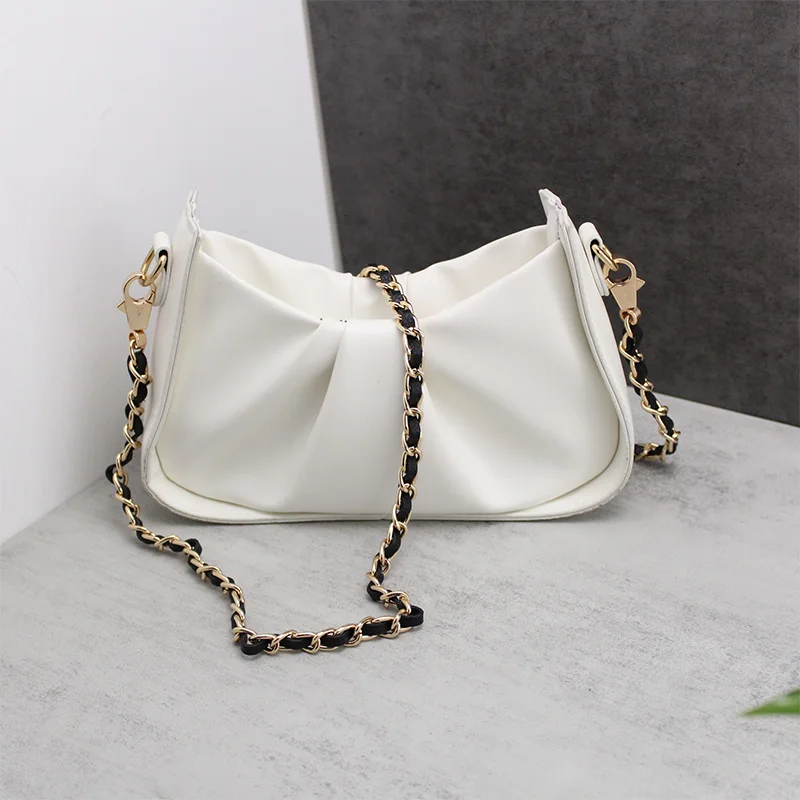Chain Bag Strap Luxury Handbag Purse Replacement Leather Chain Strap Crossbody Bag Shoulder Bag Strap Women's Bag Chain TINBERON